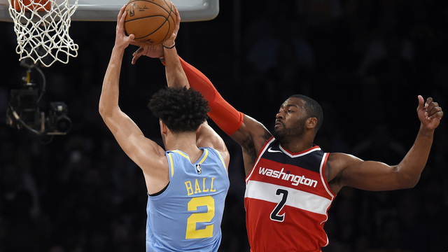 Wall shoots 7-22, loses to Lonzo after promising to show 'no mercy'
