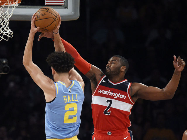 Wall shoots 7-22, loses to Lonzo after promising to show 'no mercy'