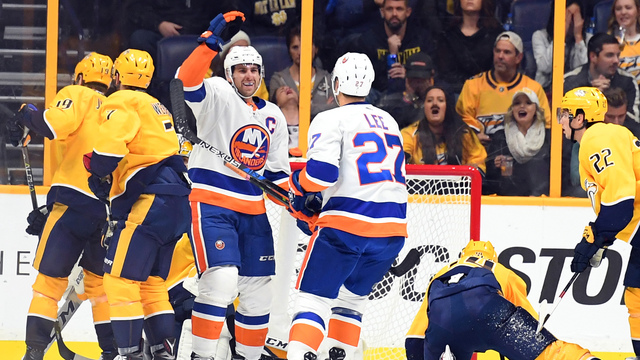 Tavares nets natural hat trick as Islanders top Predators
