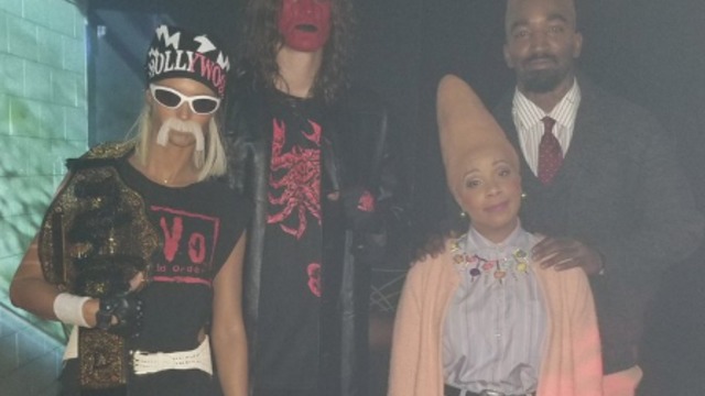 Look: Cavs, families bring the costumes for Halloween
