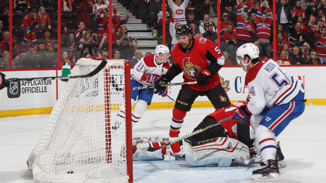 Hudon helps Canadiens wallop Senators