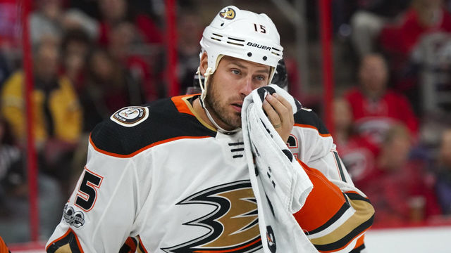 Ducks' Getzlaf out vs. Jets with flu-like symptoms