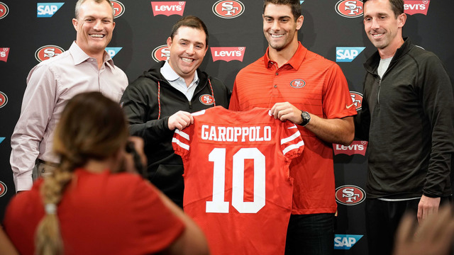 49ers' Lynch: 'We believe Jimmy Garoppolo is going to be our guy'