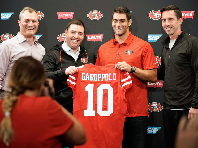 49ers' Lynch: 'We believe Jimmy Garoppolo is going to be our guy'