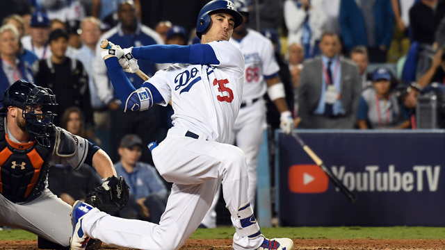 Bellinger dons sombrero again, sets World Series strikeout record
