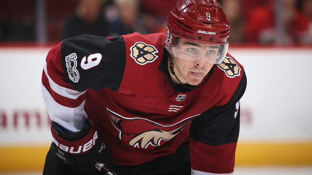 Coyotes' Keller named Rookie of the Month