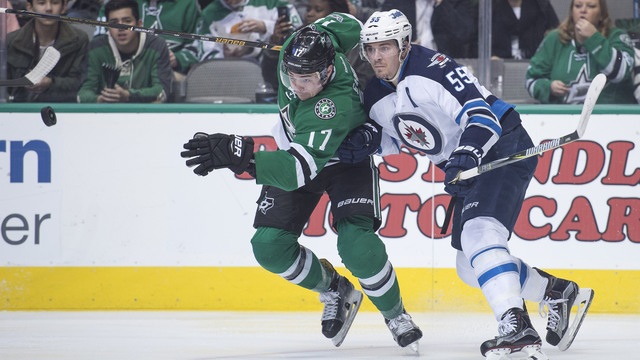 Scheifele's hat trick launches Jets over Stars