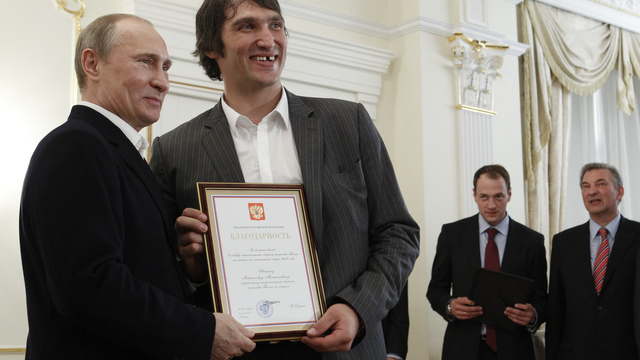 Russian government welcomes Ovechkin's 'social movement' in support of Putin