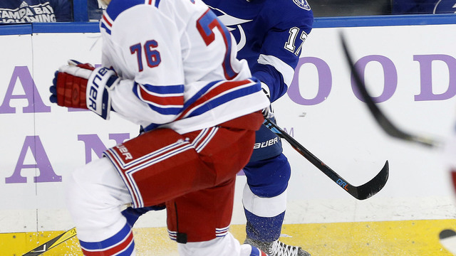 3 unsportsmanlike conduct fines levied from Rangers-Lightning game