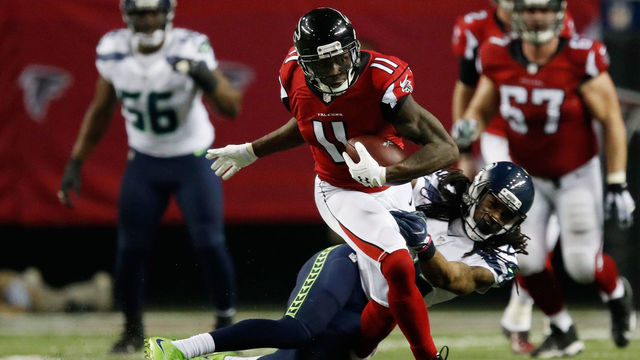 Report: Julio won't report to Falcons camp without adjusted contract