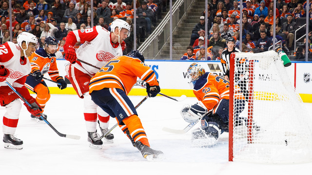 Mrazek perfect as Red Wings deal Oilers another loss