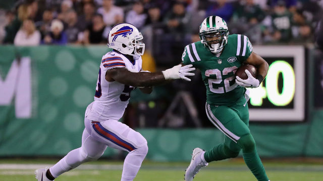 Jets' Forte ruled out vs. Buccaneers with knee injury