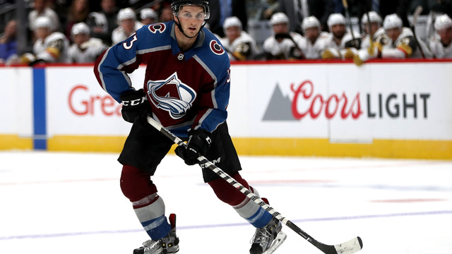 Avs' Kerfoot suffered allergic reaction in Sweden