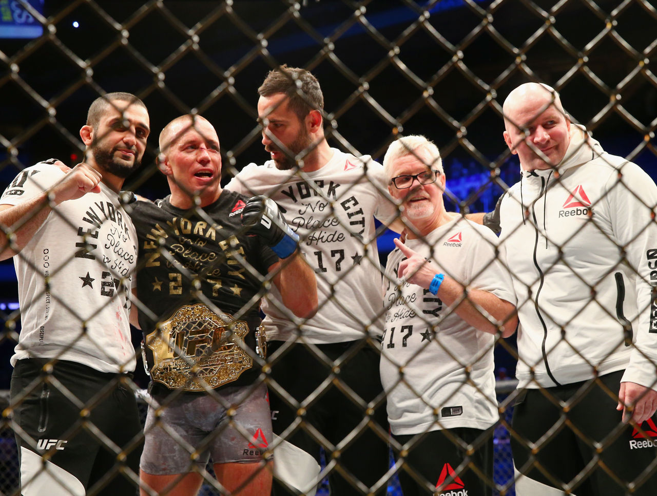 Gsp Credits Freddie Roach S Wisdom In Trapping Bisping At Ufc 217 Thescore Com