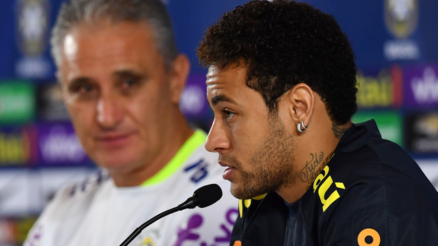 Watch: Neymar moved to tears as Brazil coach Tite defends PSG star