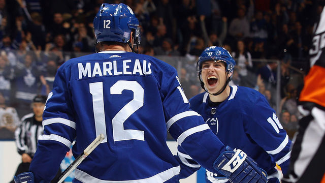 Maple Leafs have been dominant since shuffling forward lines