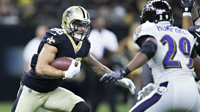 Saints' Lasco taken off field in ambulance with spine injury