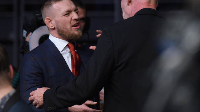 McGregor unapologetic after storming cage, pushing ref
