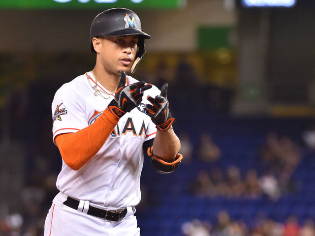 Report: Marlins 'encouraged' as 7 teams have shown interest in Stanton