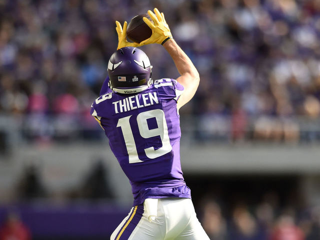 Vikings' Thielen played through back fractures in NFC title game