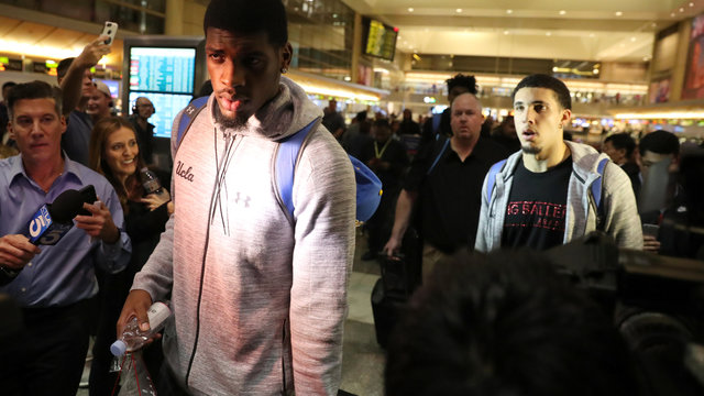 UCLA's Ball, Hill, Riley thank Trump for helping them return to U.S.