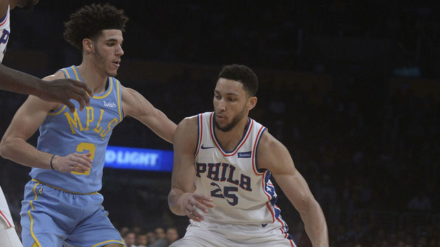 Simmons dominates Ball in 1st meeting as rookies