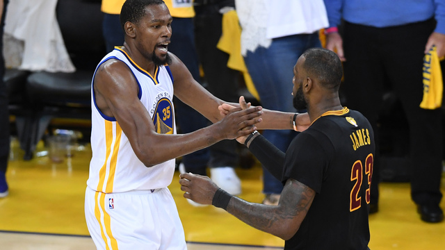 Durant calls game-winner over James in Finals 'best moment I ever had'