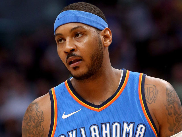 Watch: Carmelo's foot on the line denies late game-tying 3