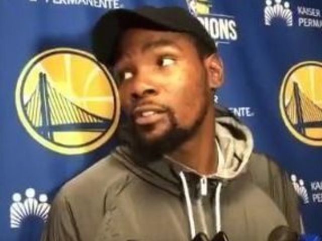 Durant jokes that fear of Embiid's tweets sparked Warriors' comeback