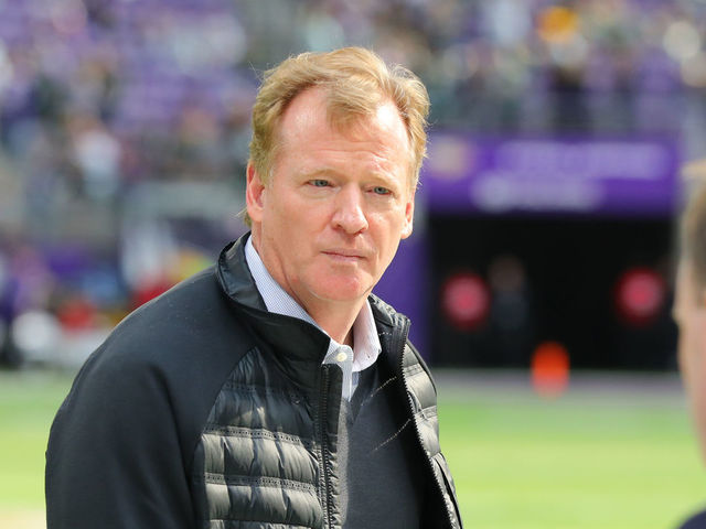 Goodell pumps brakes on spokesman's retirement claims