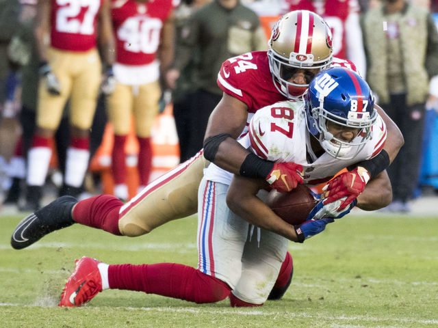 Giants' Shepard out with migraines