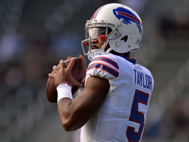 Tyrod Taylor replaces Nathan Peterman after brutal debut