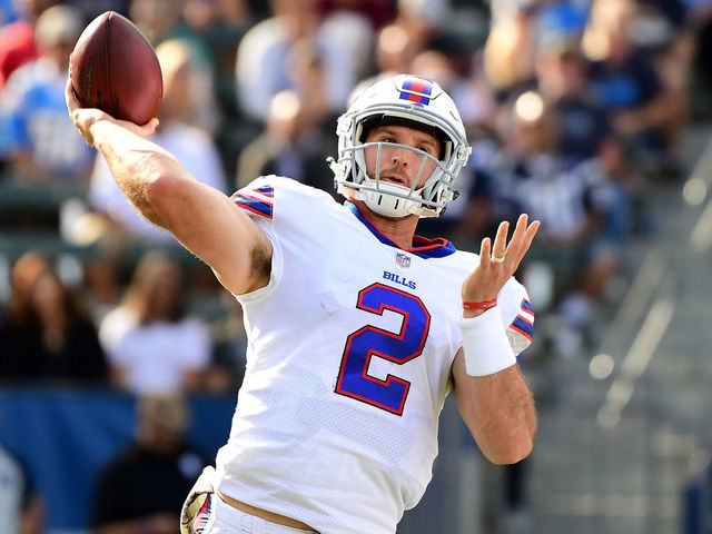 Bills' Peterman benched after throwing 5 interceptions in 1st half vs. Chargers