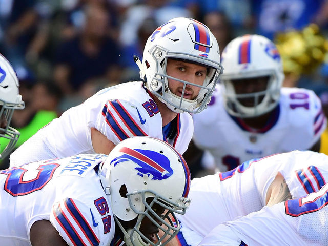 Peterman to start vs. Colts, Taylor inactive with knee injury