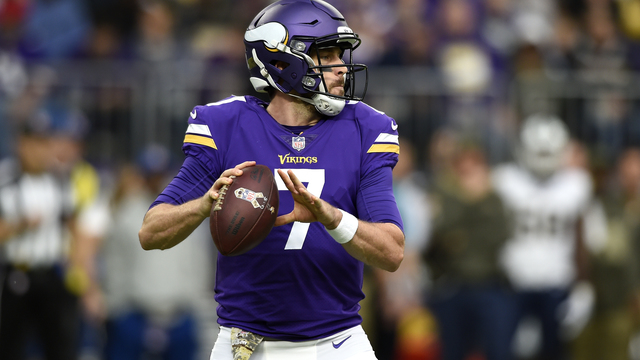 Vikings' Zimmer: It'd be 'hard to yank' Keenum in current form