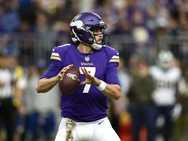 Vikings' Zimmer: It'd be 'hard to yank' Keenum in current form