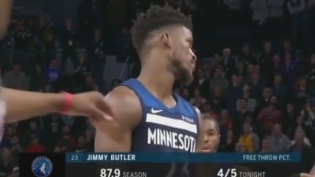 Watch: Reggie Jackson ices Jimmy Butler to deny game-tying FT