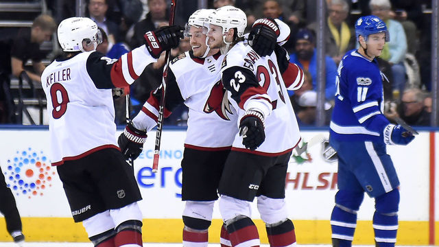 Coyotes complete sweep of Canadiens, Sens, Leafs