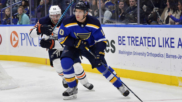 Blues' Schenn among NHL's scoring leaders thanks to point streak