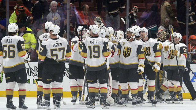 Golden Knights tie NHL record for most wins through 1st 20 games