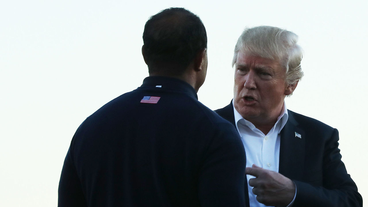 Trump To Play Golf With Tiger Dustin Johnson On Black Friday Thescore Com