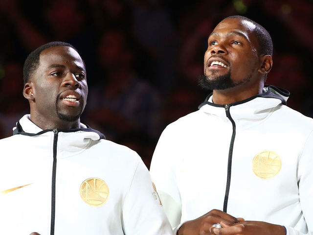 Durant, Draymond won't play vs. Bulls