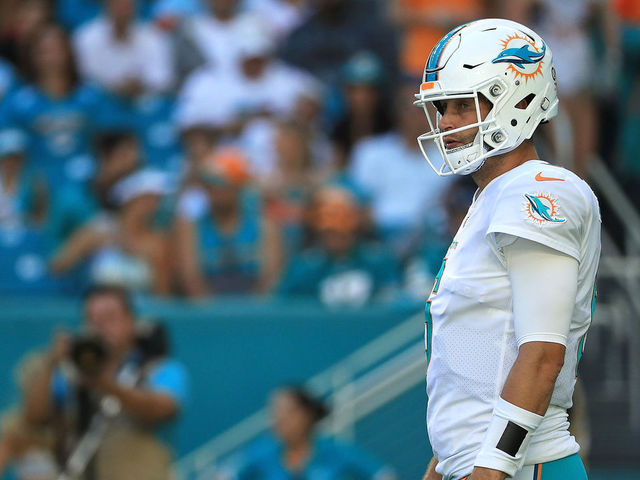 Dolphins' Cutler ruled out vs. Patriots, Moore will start