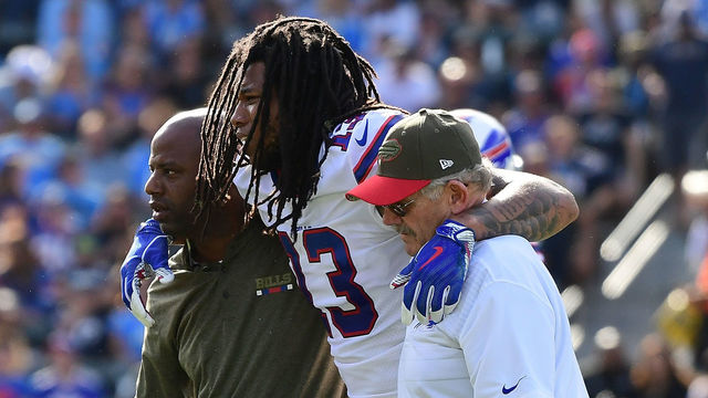 Bills' Benjamin downgraded to out vs. Chiefs