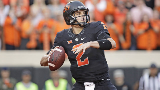 Report: Oklahoma State QB Rudolph likely to go in 1st round