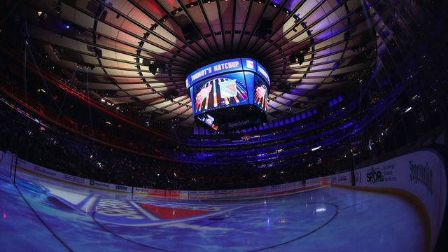 Rangers match Golden Knights for longest home win streak of season