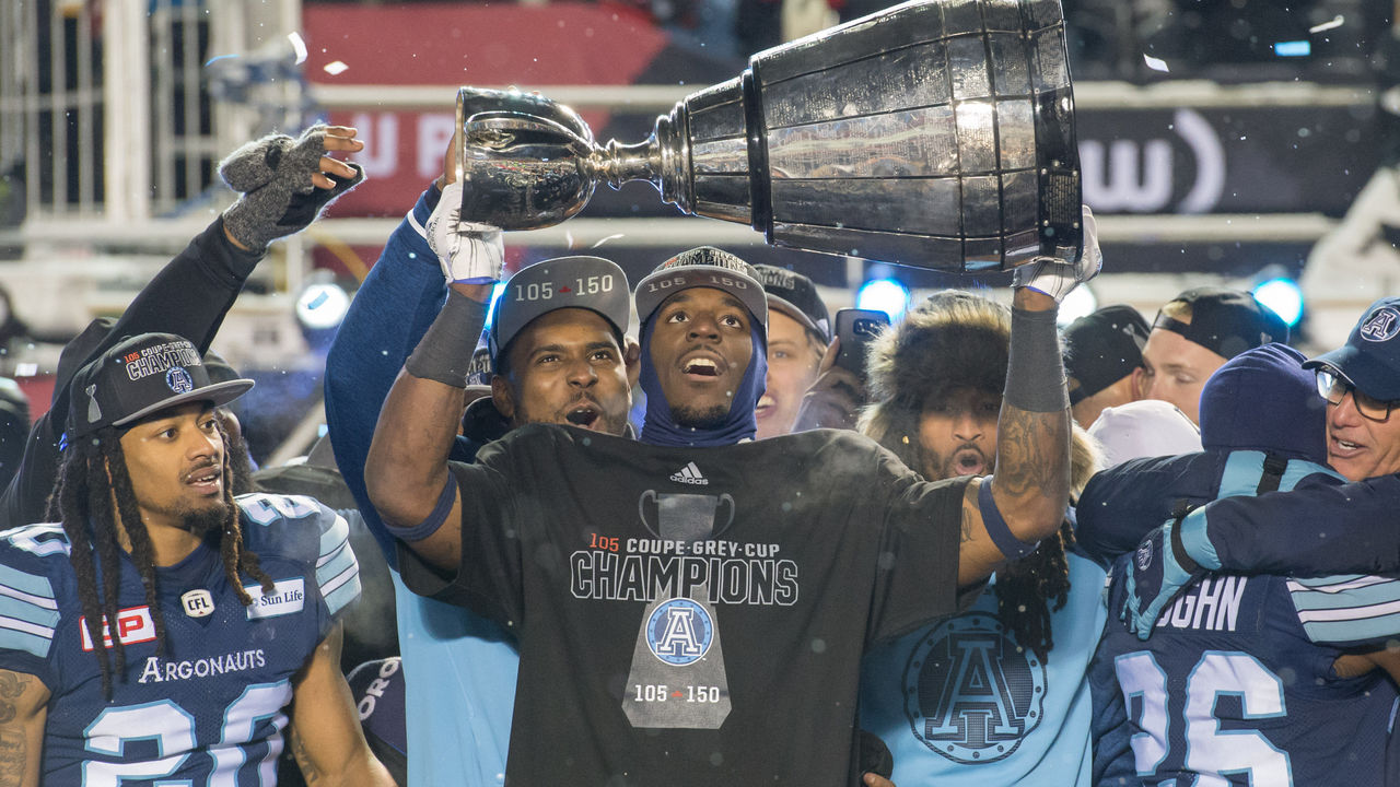 Argos shovel out of early hole to defeat Stampeders in 105th Grey