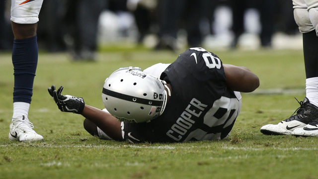 Raiders' Del Rio softens stance on hit that injured Cooper