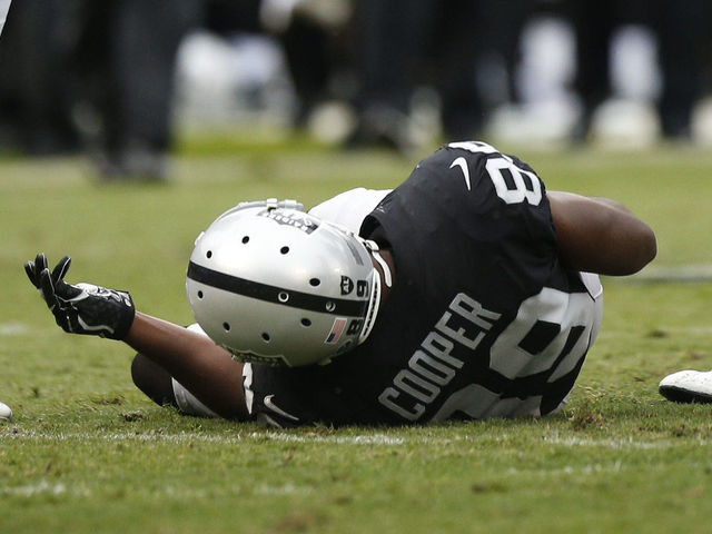 Raiders' Del Rio softens stance on hit that injured Cooper