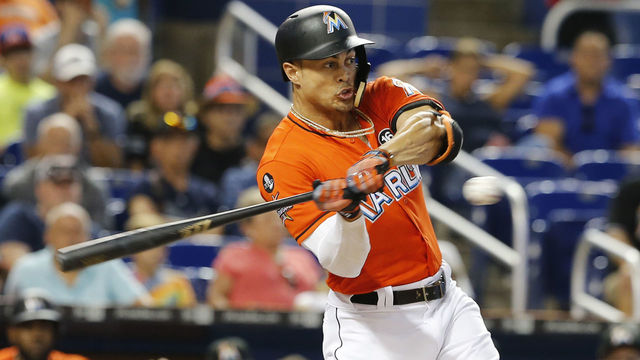 Report: Giants willing to take on Stanton's entire contract